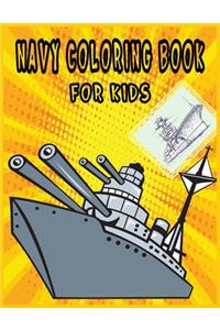 Navy Coloring Book for Kids