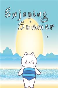 Enjoying Summer Cat notebook Version 4