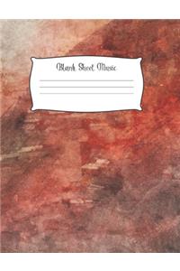 Blank Sheet Music Notebook Kids