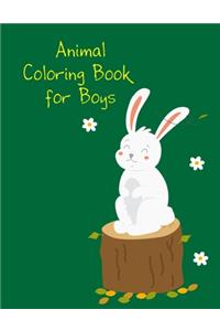 Animal Coloring Book for Boys