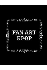 Sketchbook for fan art kpop