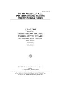 Can the middle class make ends meet?