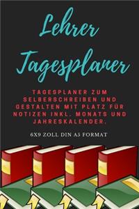 Lehrer Tagesplaner Notizbuch