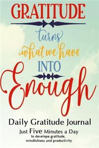 Gratitude Journal For Women