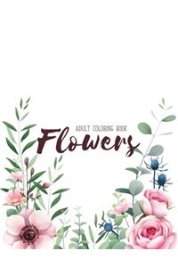 Flowers Coloring Books for Adults Relaxation