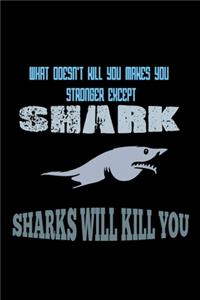 What doesn't kill you makes you stronger except shark