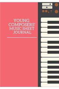 Young Composer's Music Sheet Journal