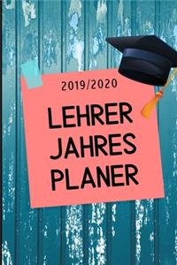 2019/2020 Lehrer Jahres Planer