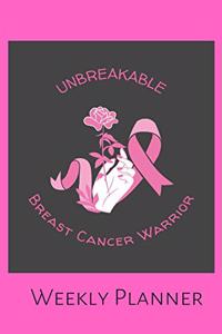 Breast Cancer Warrior Weekly Planner