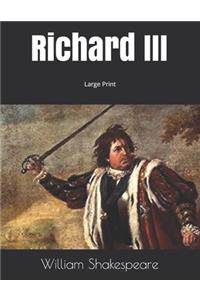 Richard III: Large Print