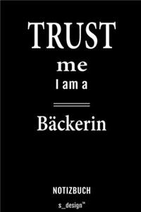 Notizbuch für Bäcker / Bäckerin