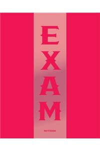 Exam - Time to Study no Time to Waste Notebook College Ruled