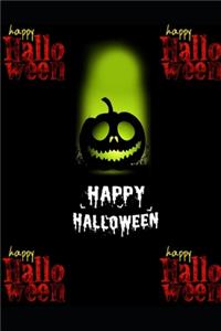 Notebook Happy Halloween Series, 100 White Pages, Size 6x9