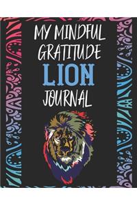 My Mindful Gratitude Lion Journal