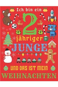 Ich bin ein 2-jähriger Junge und das ist mein Weihnachten