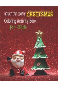 Dot To Dot Chritsmas Coloring Activity Book For Kids