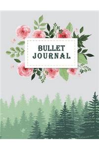 Bullet Journal: Daily Notebook to Write in Bullet Dots & Dot Grid Paper 120 Pages 8.5