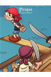 Piratas libro para colorear 2