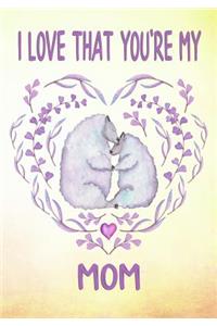 I Love That You're My Mom Keepsake Journal Sheep