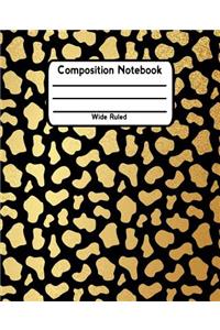 Composition Notebook Wide Ruled