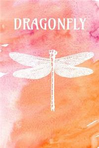Dragonfly: Notebook 6x9 200 Pages Blank Ruled Lines
