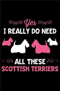 Yes I Really Do Need All These Scottish Terriers