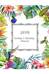 2019 Weekly & Monthly Planner