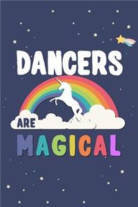 Dancers Are Magical Journal Notebook: Blank Lined Ruled for Writing 6x9 120 Pages