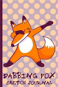 Dabbing Fox Sketch Journal