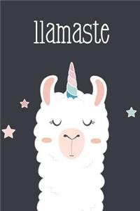 Llamaste: Llamacorn Journal, Blank Lined Llama Notebook