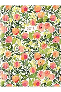 2018 Recipe Diary Peaches Design