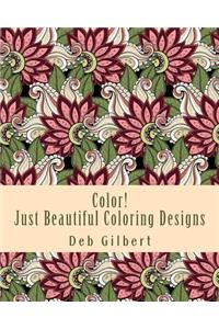 Color! Just Beautiful Coloring Designs
