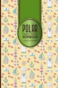 Polar Graph Paper Notebook