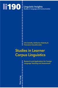 Studies in Learner Corpus Linguistics