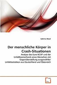 menschliche Körper in Crash-Situationen