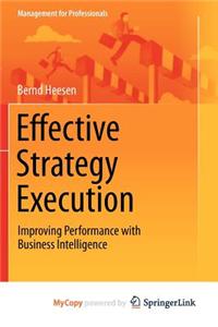 Effective Strategy Execution