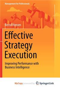 Effective Strategy Execution