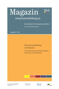 Erwachsenenbildung und Sprache