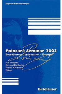 Poincaré Seminar 2003