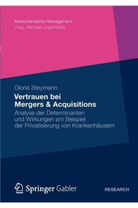 Vertrauen Bei Mergers & Acquisitions