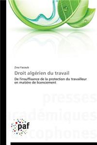 Droit Algérien Du Travail