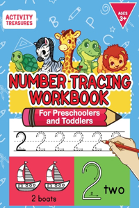 Number Tracing Workbook For Preschoolers And Toddlers
