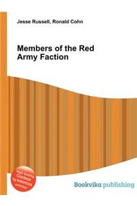 Members of the Red Army Faction