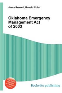 Oklahoma Emergency Management Act of 2003