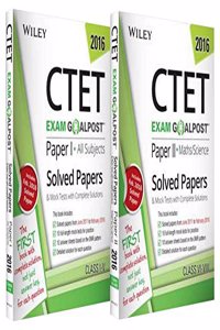 Wiley's CTET, Exam Goalpost, Paper I, All Subjects | Wiley's CTET, Exam Goalpost, Paper II, Maths / Science