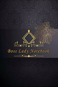 Boss Lady Notebook: Lined Journal, Gold Notebook, Lady Boss Book, Boss Gift