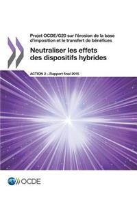 Projet OCDE/G20 sur l'érosion de la base d'imposition et le transfert de bénéfices Neutraliser les effets des dispositifs hybrides, Action 2 - Rapport final 2015