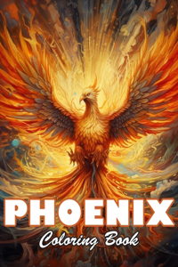 Phoenix Coloring Book for Adults