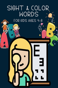 sight & color words For kids Ages 4-8