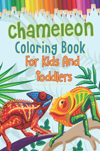 Chameleon Coloring Book For Kids And Toddlers